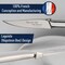 Classic Cuisine Laguiole Steak Knives Set of 6 Premium Food-Grade Stainless Steel Micro-Tooth Serrated Knives GW72A02-01 - alternate 8