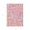 Homeroots 3' X 5' Blush Ivory And Orange Geometric Washable Indoor Outdoor Area Rug 598244 - alternate 7