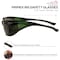 Bison Life PrimeX IR5, Welding Safety Glasses, Anti-Fog & Anti-Scratch, Dark Green Lens SH-PRXSG-FCBK-MS14-IR5 - alternate 8