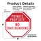 Signmission Private Property No Skateboarding, 6 inch X 6 inch, Plastic Sign, 2PK OC-P-2PACK-6-155 - alternate 7