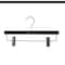 Nahanco 14in Low Gloss Espresso Wooden Skirt/Pant Hanger, 100PK 20714RC - alternate 1