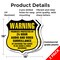 Signmission 24 Hour Surveillance Shield Sign Warning, 18 inch X 18 inch, Plastic Sign, 2PK SHI-P-2PACK-18-354 - alternate 6