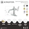 Kingston Brass One-Handle Single-Hole Bathroom Faucet with Deck Plate and Push Pop-Up Drain, Polished Nickel KSD3546TKL - alternate 6