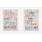 Homeroots Set Of Two The Only Person 1 White Framed Print Wall Art, 2PK 406140 - alternate 1