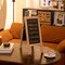 Vintiquewise 19-inch Wooden A-Frame Double-Sided Chalkboard and Menu Board Easel, Large QI004935.L - alternate 6