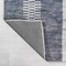 Jonathan Y Vichy Geometric Striped Non-Slip Machine-Washable Slate Gray/Ivory 5 ft. x 8 ft. Area Rug WSH122C-5 - alternate 8