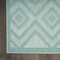 Homeroots 8' X 10' Aqua Indoor Outdoor Area Rug 522107 - alternate 8