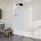 Anzzi Ember Series 74x 34in Framed Arch Fixed Shower Screen Door, Brushed Nickel, 8mm Tempered Fluted Glass SD-AZ18-01BN-FL - alternate 6