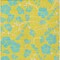 Homeroots 10' X 14' Yellow And Aqua Floral Washable Indoor Outdoor Area Rug 600059 - alternate 9