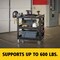 Rubbermaid Commercial Utility Cart, 600 lb Load Capacity, 3 Shelves, 44 in L, 25 6/25 in W, 47 in H 2196862 - alternate 6