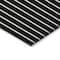 Homeroots 8' X 10' Black And Beige Striped Washable Indoor Outdoor Area Rug 597148 - alternate 8