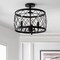 Jonathan Y Eleanor 15" 3-Light Metal LED Semi Flush Mount Ceiling Light, Oil Rubbed Bronze JYL9037B - alternate 7