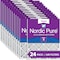Nordic Pure 12x20x1 Pleated Air Filter, High Capacity, Electrostatically Charged Synthetic Media, MERV 8, 24 PK 12x20x1M8-24 - alternate 1