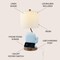 Jonathan Y Ellie 20.25" Bohemian Designer Iron/Resin Elephant LED Kids' Table Lamp w/Phone Stand and USB Chargi JYL6312C - alternate 6