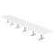 Skutchi Designs 22ft Rectangular Conference Table With Power | Harmony Series | 22 Person Meeting Room Table HAR-REC-48x264-T-W960-NA - alternate 1