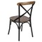 Flash Furniture Advantage X-Back Chair with Metal Bracing and Fruitwood Seat X-BACK-METAL-FW - alternate 15