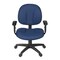 Regency Comfort Series Swivel Fabric Computer Task Chair with Adjustable Arms - Navy Blue 105-AA-NV - alternate 6