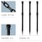Mr. Chain Black Heavy Duty Ground Poles and Chain Kit 70503-6 - alternate 1