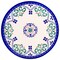 Laurie Gates California Designs Tierra Star 12 Piece Hand Painted Dinnerware Set in Blue 130956.12RR - alternate 6