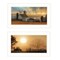 Homeroots Set Of Two Farm Country Sunrise White Framed Print Wall Art, 2PK 407241 - alternate 1