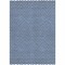 Homeroots 3' X 5' Blue And Ivory Chevron Washable Indoor Outdoor Area Rug 596255 - alternate 8