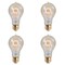 Bulbrite Incandescent A19 40 Watt Nostalgic Edison Quad Loop-style Light Bulb, Amber Glass, 4PK 861385 - alternate 1