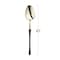 Smarty Had A Party Gold with Black Handle Moderno Disposable Plastic Dinner Spoons (240 Spoons), 240PK 9320-GBS-CASE - alternate 10