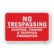 Signmission No Trespassing Hunting Fishing & Trapping Prohibit Aluminum, 18" H, A-1824-24953 A-1824-24953 - alternate 1