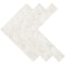 Daltile Eclessia Marble Natural Stone Double Herringbone Mosaic Polished, 7.50 SQFT Per Carton, 10PK M346DBLHERRMSPL - alternate 1
