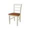 Whitewood Industries Rectangular Extension Dining Table W/ 6 Chairs, 36 in W, 30.1 in L, 48 in H, Parawood, 7 K79-36RXT-23B-C2-6 - alternate 3