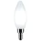 Satco 8 Watt B11 LED Candelabra Base Candle-Tip Frost Finish 5000K CCT 120 Volt S12498 - alternate 2