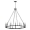 Jonathan Y Oberto 36" 12-Light Iron Classic Industrial Ring LED Chandelier, Oil Rubbed Bronze JYL7497A - alternate 9