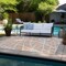 Homeroots 10' X 14' Peach and Ivory Abstract Washable Non Skid Indoor Outdoor Area Rug 559297 - alternate 8