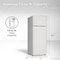 Tcl 7.3 Cu. Ft. Double-Door Refrigerator with Freezer, White TRT07T4AW - alternate 7