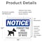 Signmission Forget The Dog Beware Of Wife Sign With Symbol, 14 Inch X 10 Inch, Vinyl Decal, 2PK OS-2PACK-NS-D-1014-L-12876 - alternate 5