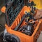 Klein Tools MODbox Rolling Tool Box, Impact-Resistant Polymers, Orange, 23 in W x 20 in D x 44 in H 54802MB - alternate 9