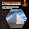Xpose Safety 20x100 String Reinforced Poly, 6 Mil, Fire Retardant, Clear/White SRP-6FR-20100-X - alternate 7