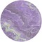 Homeroots 8' Purple Mint Green And Ivory Round Abstract Washable Indoor Outdoor Area Rug 618204 - alternate 7