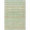 Homeroots 3' X 5' Mint Green Striped Washable Indoor Outdoor Area Rug 607962 - alternate 8