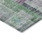 Homeroots 8' X 10' Artichoke Green Charcoal And Purple Striped Washable Indoor Outdoor Area Rug 603512 - alternate 9