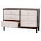 Baxton Studio Nikolai Mid-Century Beige Fabric and Wenge Brown Wood 6-Drawer Dresser 255-14057-ZORO - alternate 8