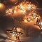 Elegani 10 LED Rose Gold Star String Lights - Warm White Metal Star Fairy Lights - 3ft Lighted Cord PH-RSGLD-STR - alternate 4