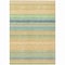 Homeroots 5' X 8' Yellow Denim Blue And Sky Blue Striped Washable Indoor Outdoor Area Rug 614858 - alternate 7