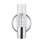 Jonathan Y Bolha 5.5 in. 1-Light Minimalist Modern Bubble Acrylic/Iron Integrated LED Vanity Light, Chrome JYL7222A - alternate 12