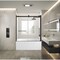 Kingston Brass 60" W x 60" H Right Handed Tub Door, Matte Black SSD60608SR0 - alternate 6