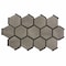 Apollo Tile Aureole 8.66 in. x 9.84 in. Matte Fossil Gray Porcelain Hexagon Wall and Floor Tile (8.07 sq ft/case) - 18 Sheets ENC88GRSEBNA - alternate 7