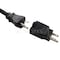 Ac Works 15A to 15/20A 125 Volt Plug Adapter with ETL Safety Approval XH515520 - alternate 6