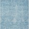 Homeroots 8' X 10' Sky Blue And Ivory Damask Washable Indoor Outdoor Area Rug 603362 - alternate 8