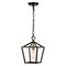 Jonathan Y Pagoda 8" 1-Light Classic Traditional Metal Cage Lantern LED Pendant, Oil Rubbed Bronze/Brass Gold JYL7618C - alternate 1