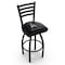 Holland Bar Stool Co U.S. Space Force 30in Swivel Bar Stool with Black Wrinkle Finish L014 - alternate 1